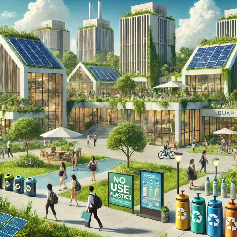 BUAP se pone verde: ¡Adiós a los plásticos y hola a la construcción sustentable! 🌱💧