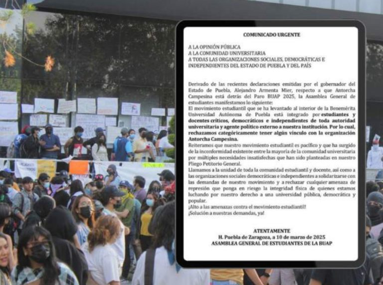 Gobernador de Puebla exige a Antorcha Campesina liberar CU de la BUAP