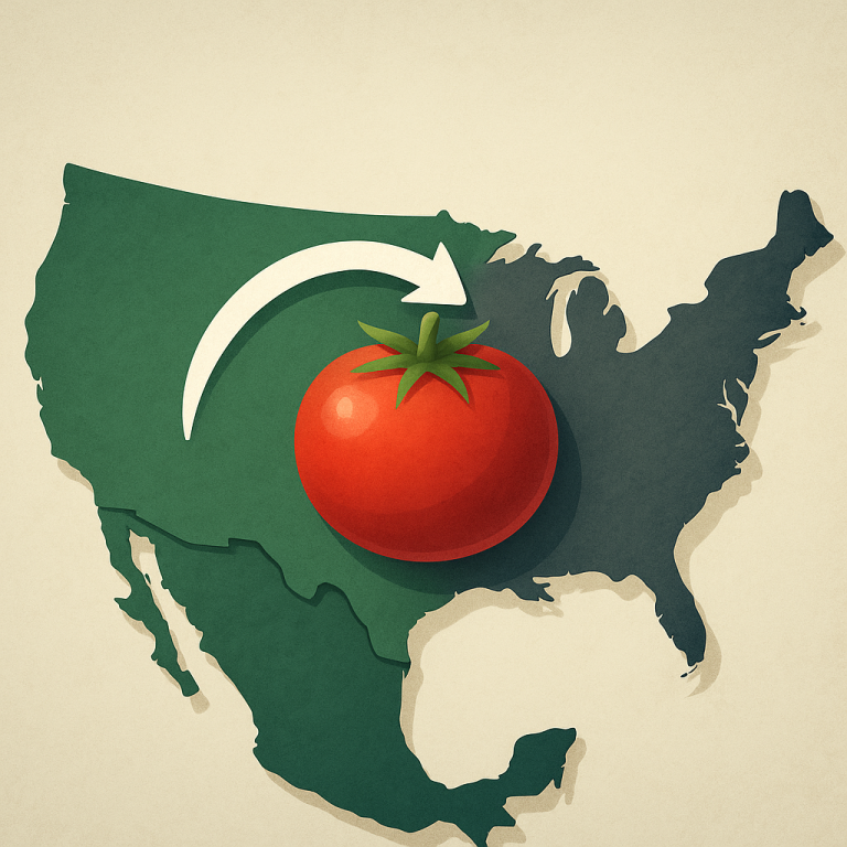 Golpe al jitomate mexicano con nueva medida de Estados Unidos