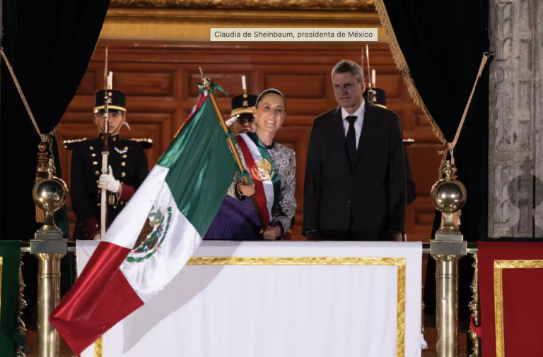 Sheinbaum llama a defender la soberanía en el 215 aniversario de la Independencia