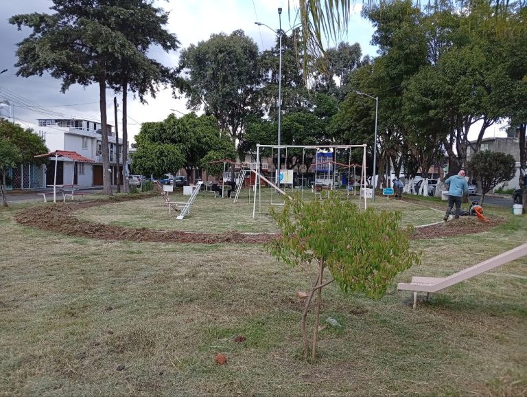 Rehabilitación del parque Mackinley en Maravillas, Puebla