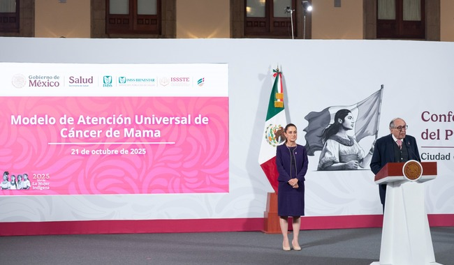 Sheinbaum anuncia inversión histórica en atención oncológica femenina