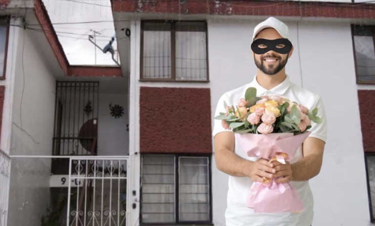 Engañan con entrega de flores y perpetran violento asalto en vivienda de Puebla