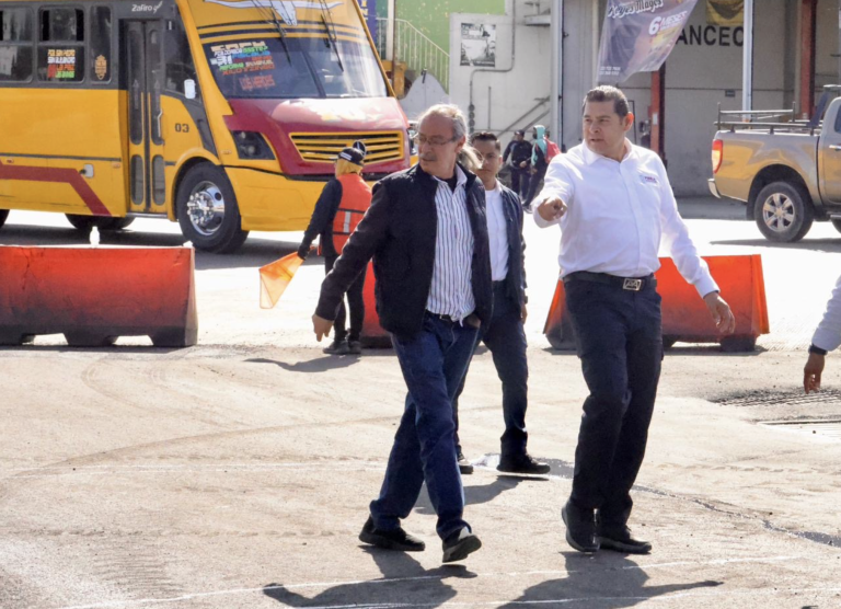 Armenta supervisa avance del 60% en la repavimentación de la 24 Sur