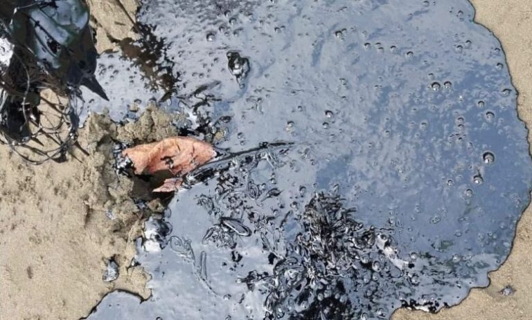Derrame de hidrocarburo golpea costas del sur de Veracruz