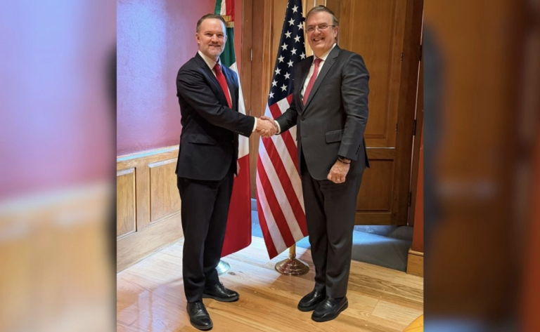 Ebrard se reúne con representante comercial de EU previo a revisión del T-MEC